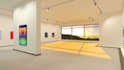 do 3d art museum design, 3d art gallery, slideshow art gallery video design