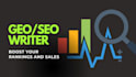 write SEO and aeo optimized geo targeted content that converts