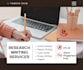 write online assignments, internship report, case study, research summary
