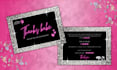 design luxury thank you card and insert card