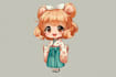 create custom chibi  anime character illustrations