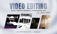 do video editing and smooth motion graphics within 24hrs