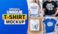 create t shirt mockup, tshirt video mockup, and 3d mockups