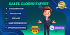 be your online sales closer and sales representative