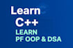teach cpp programming fundamentals, oop, and data structures