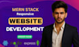 build or redesign websites, website development as a full stack mern developer