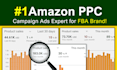setup, manage, and optimise amazon ads campaigns and maximize amazon ppc ROI