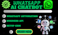 build whatsapp ai chatbot whatsapp automation business api setup crm and apis