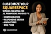 customize your squarespace with clean HTML CSS js, animations and bug fix