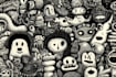 create clean and unique doodle art designs