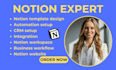 custom notion template expert notion workspace super so notion expert potion so