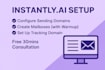 set up instantly ai cold email outreach, warmup, sequences