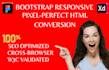 convert figma to html, psd to html, and xd to html css bootstrap responsive