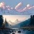 draw a natural landscape and background illustration
