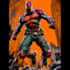 create custom superhero character in action