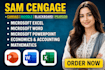 do your sam cengage and ms office projects
