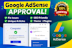prepare your website for google adsense approval by fixing all approval related