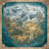 illustrate fantasy map building line art location map