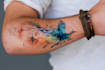 create a watercolor tattoo design