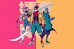 design anime character , cyberpunk character