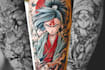 draw your favorite anime as a tattoo