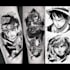 create the coolest anime or manga tattoo design