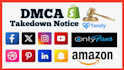 remove copyright harassing defaming and leaked content mugshot, article,by dmca