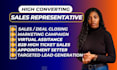 sales representative sales closer sales agent high ticket closer
