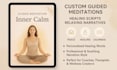 write a personalized guided meditation script for healing and mindset
