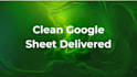 scrape 500 rows of data into google sheet