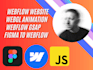 do webflow website, webflow animation website, 3d webflow, gsap, webgl