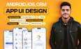 create mobile app and saas app UI UX design, wireframe in figma