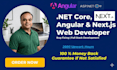 build a modern full stack web application using angular react and net core