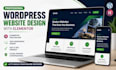 design a responsive wordpress website with elementor