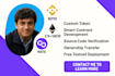 create custom erc20, ethereum, binance, polygon, base token smart contract