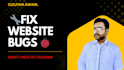 fix react, nextjs, and tailwind CSS bugs and errors quickly