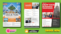 design brochure, poster, door hanger or motion flyer