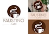design creative minimalist cafe and coffee shop logo