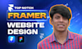 design framer website, figma to framer, framer landing page