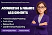 provide accounting and finance guidance, reports, and analysis