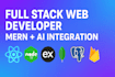develop mern stack web applications with backend, database, and ai integration