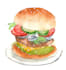 paint watercoloured food illustrations