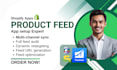 setup shopify product feed apps simprosys nabu mulwi multifeed flexify