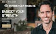 build squarespace media influencer website entertainer website modelling website