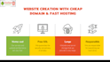 provide domain and hosting with professional website