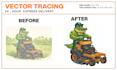 do vectorize, redraw, convert, recreate your raster logo