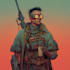 sci fi character illustration or sci fi character art