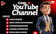 create and setup youtube channel