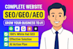 do monthly SEO, GEO, aeo, and local off page optimization