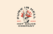 design best hot sauce sufficiently funky logo